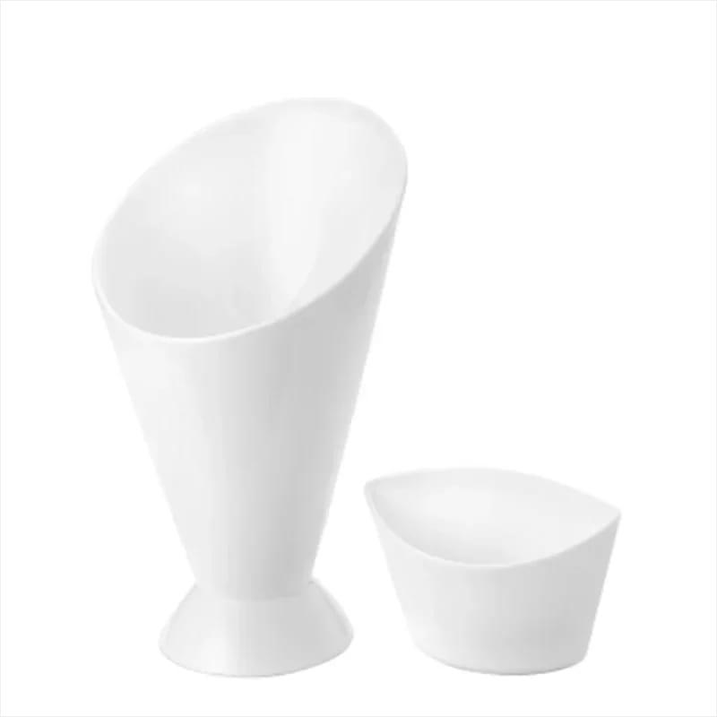 Assorted Sauce Dip Cup French Fries Holder, Plastic Snack Cone Stand Tray, Kitchen Tableware Container for Chips